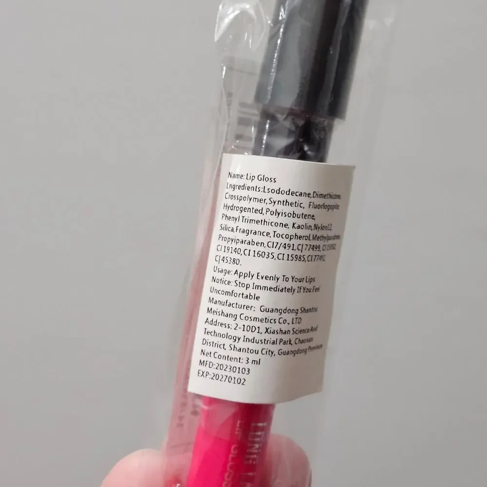 Dragon Long Lasting Lip Gloss #38 ~ Hot Pink Barbiecore Coquette Glam Style